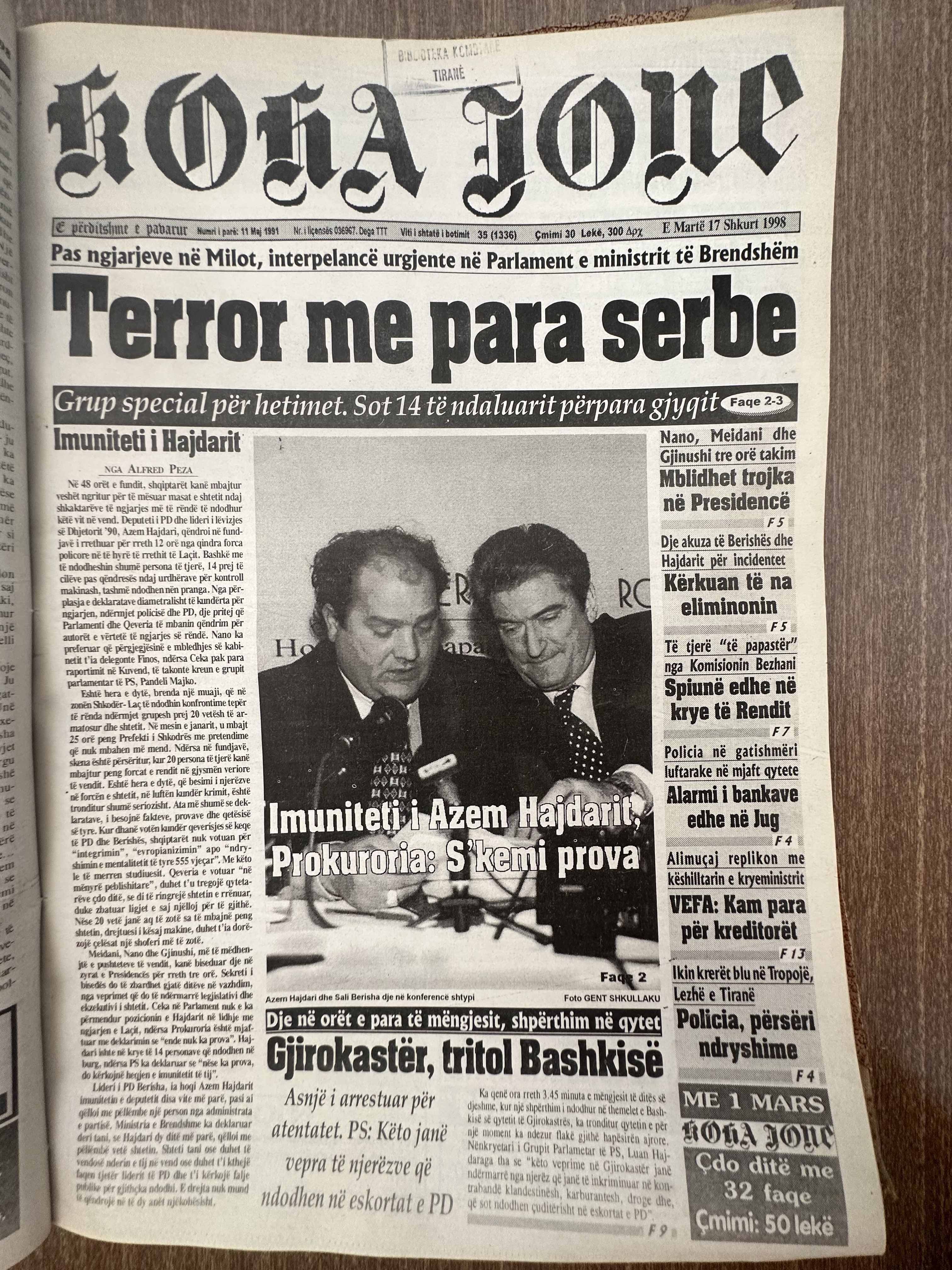 Koha Jonë 1998-02-17